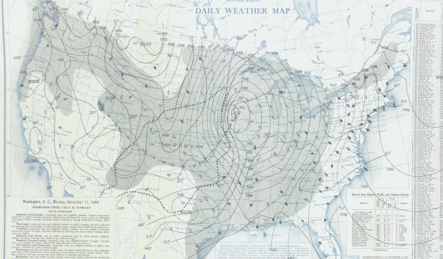 Extreme examples of Veterans Day weather