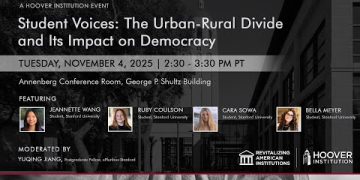 Student Voices: The Urban-Rural Divide And Its Impact On Democracy | Hoover Institution