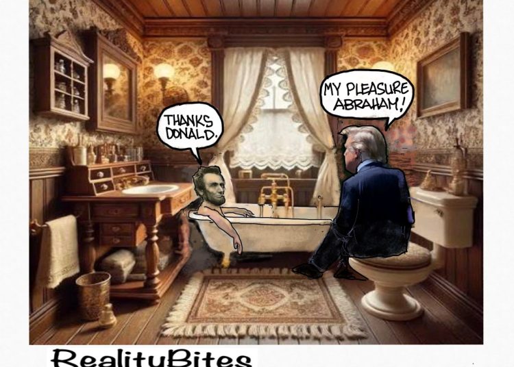 Trump Does Abe a Favor