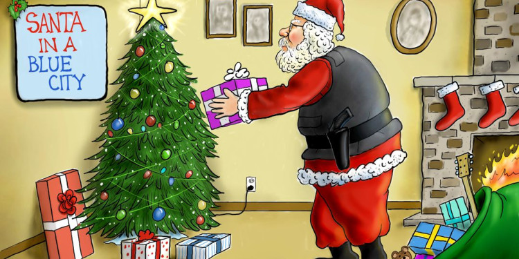Branco Cartoon – Blue Christmas