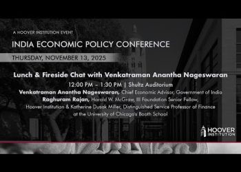 Fireside Chat with Venkatraman Anantha Nageswaran | Hoover Institution