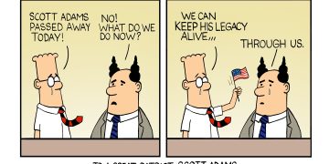 Branco Cartoon – Scott Adams Tribute