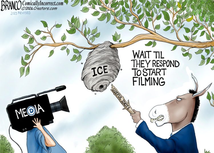 Branco Cartoon – ICE Derangement Syndrome