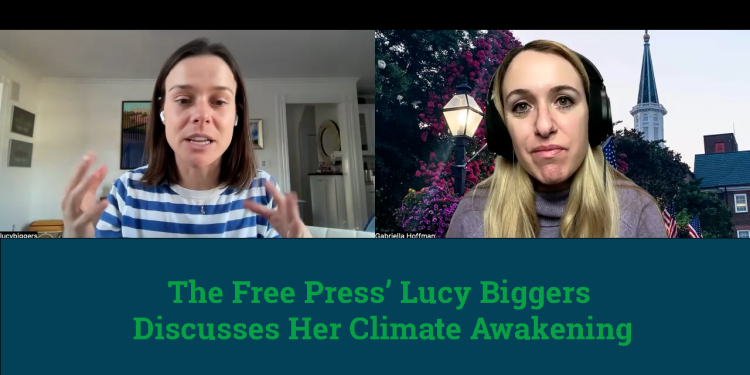 Former climate activist Lucy Biggers discusses her climate awakening