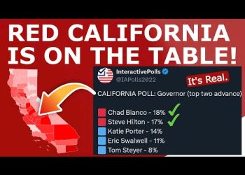 California Might Actually FLIP RED This Year!