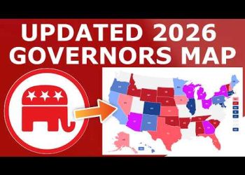 Updated 2026 Governors Map Prediction (February 5, 2026)