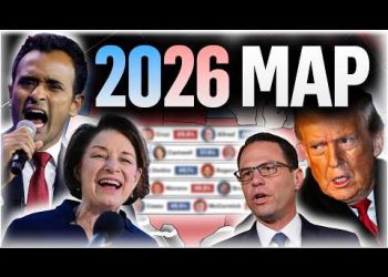 My UPDATED 2026 Governor Map Prediction….