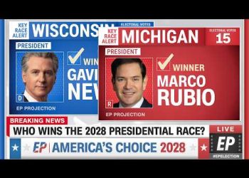 2028 Election Prediction: Gavin Newsom vs Marco Rubio