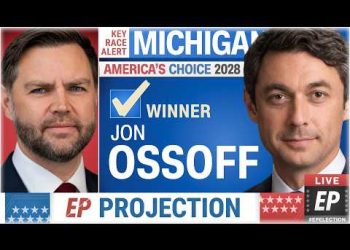 2028 Election Night Prediction | JD Vance vs Jon Ossoff