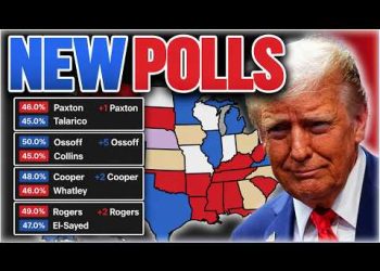 The 2026 Senate Map Based on the LAST POLL IN EVERY RACE!